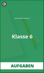 Aufgaben Achsen Und Punktsymmetrie Klasse 6 Lösungen