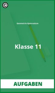 Aufgaben Geometrie Gymnasium Klasse 11 Lösungen