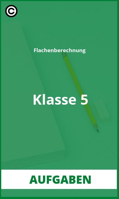 Flächenberechnung Klasse 5 Aufgaben mit Lösungen PDF