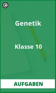 Genetik Klasse 10 Aufgaben Lösungen