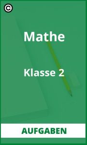 Aufgaben Mathe Klasse 2 mit Lösungen PDF