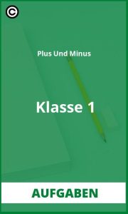 Aufgaben Plus Und Minus Klasse 1 mit Lösungen PDF